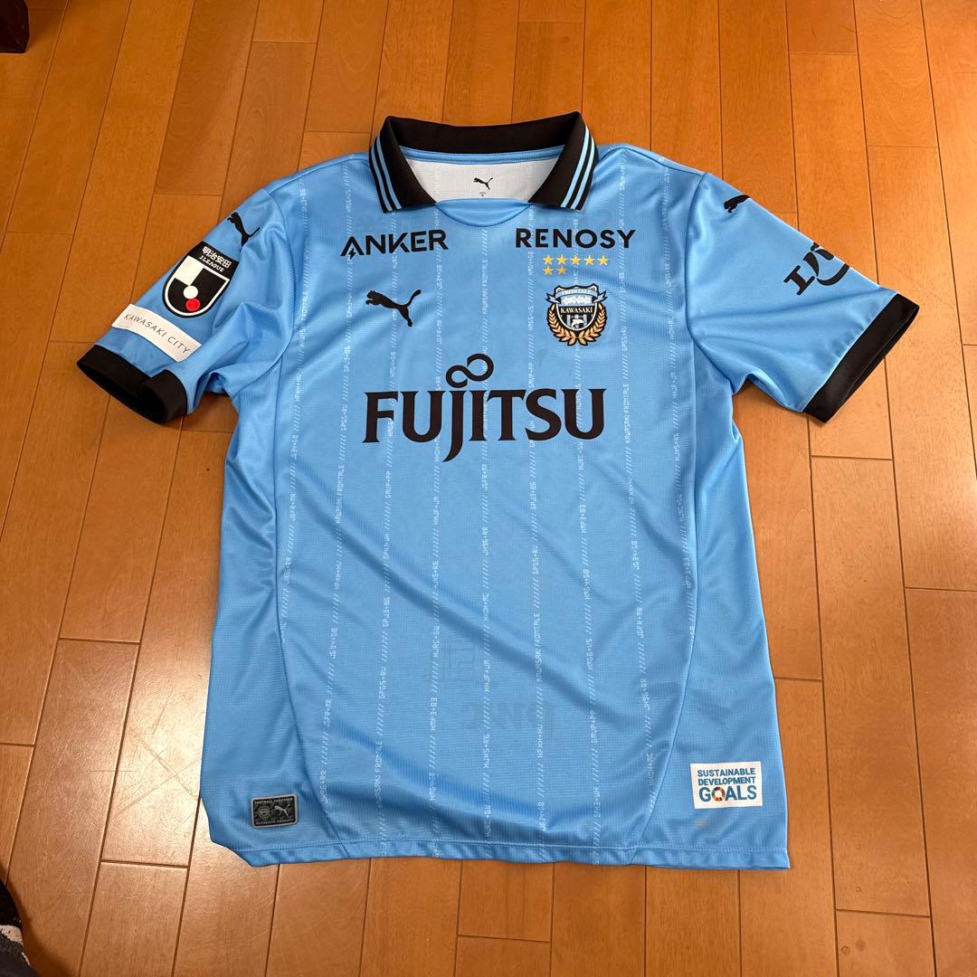 川崎フロンターレ2025年オーセンティックユニフォーム　高井幸太選手　2番