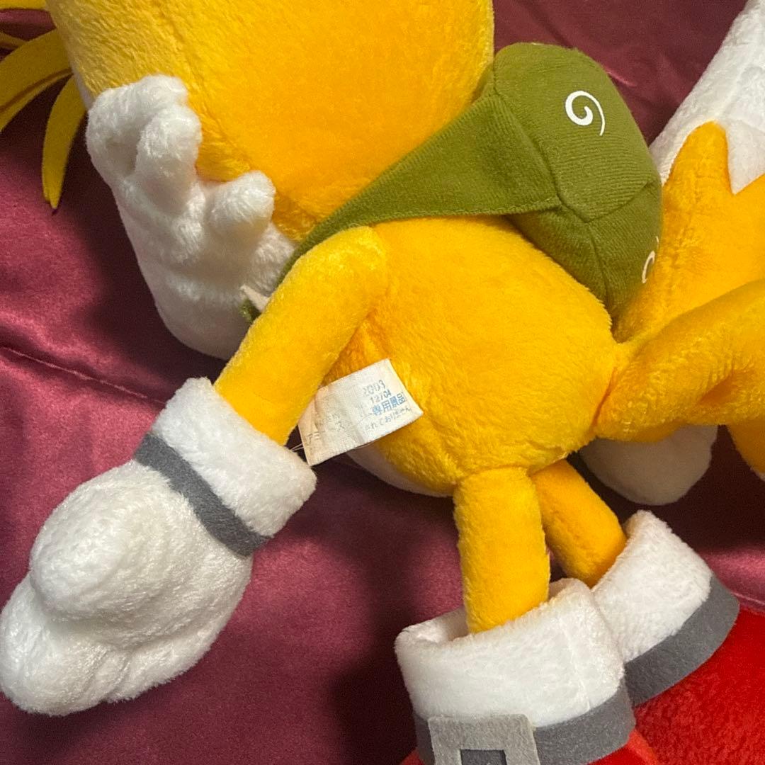 テイルス ぬいぐるみ　ソニックX スーパージャンボぬいぐるみ