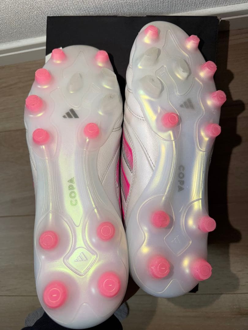 adidas コパアイコン2 KAMO限定カラー スパイク　ホワイト/ピンク