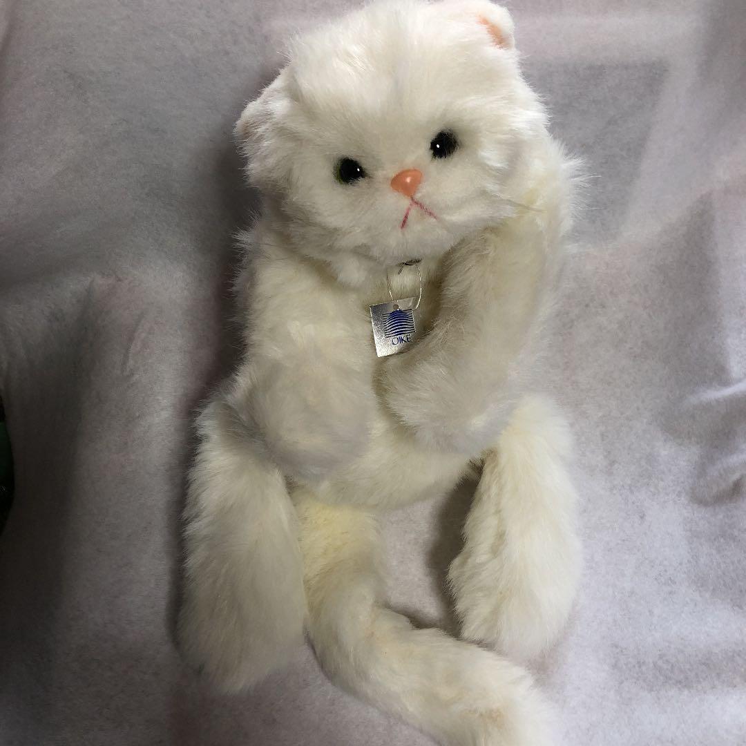 ぬいぐるみ　オオイケ　猫　ペルシャ　レトロ　昭和