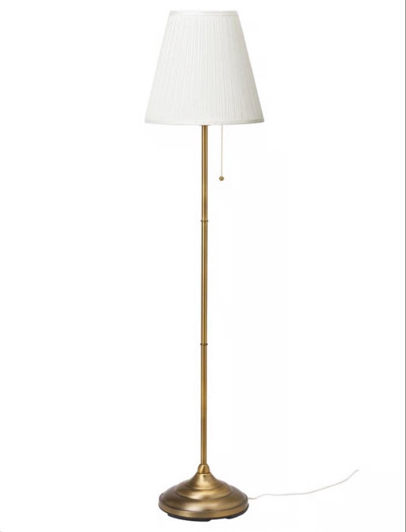 IKEA ÅRSTID オースティード 真ちゅう/ホワイト　電球セット