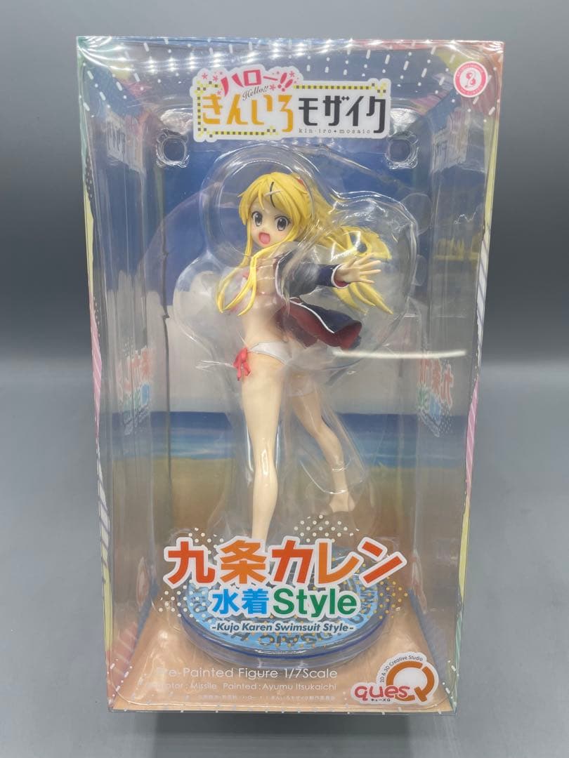 未開封 九条カレン 水着style ハロー きんいろモザイク 1/7 フィギュア