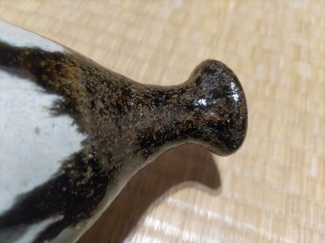 西岡小十　ファン必見！絶品希少作　朝鮮唐津　徳利