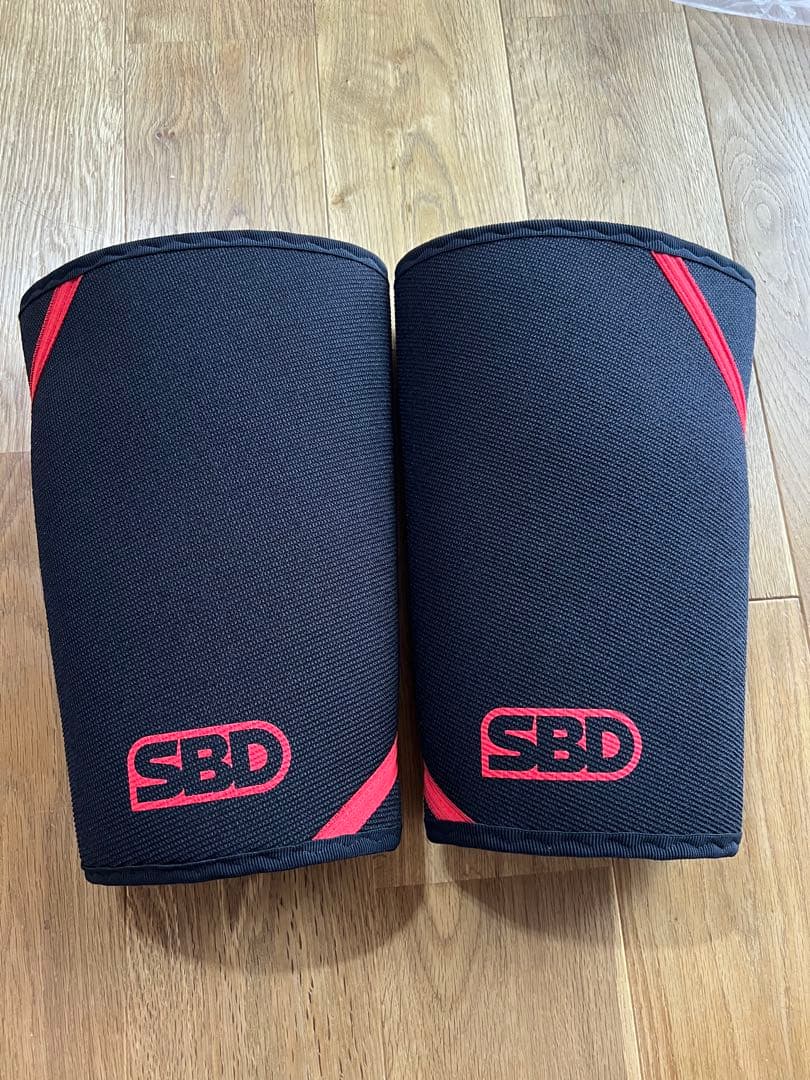 SBD　ニースリーブ　パワーリフティング用　2XLサイズ　7mm　新ロゴ