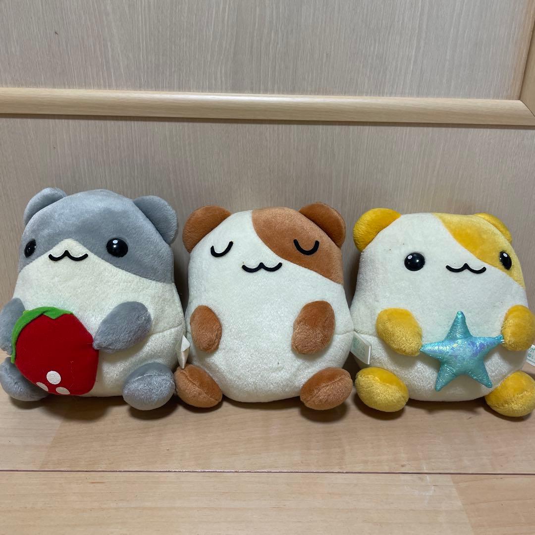 ☆potehamu サンエックス 当時物 ポテハムぬいぐるみ3体 San-X
