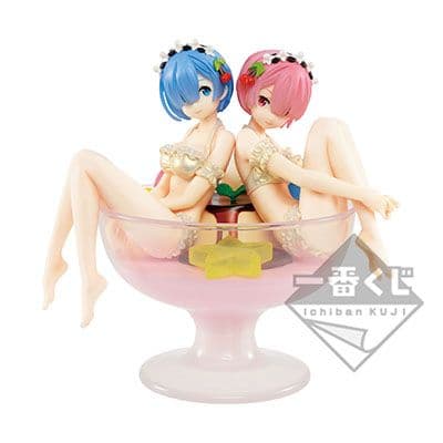 一番くじレム&ラムフィギュア~プリン・ア・ラ・mode~ A賞 ラストワン賞他