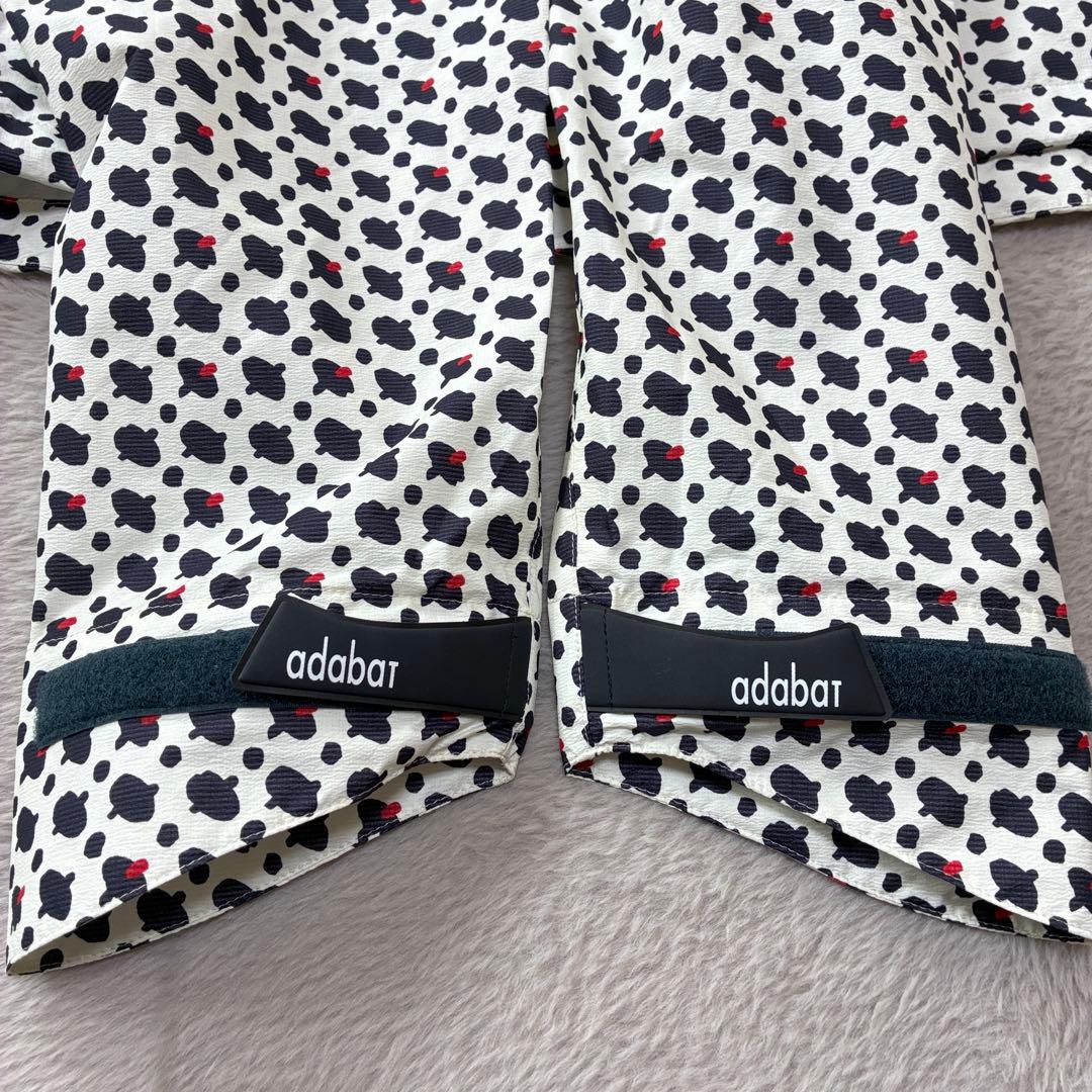 adabat アダバット 幾何学柄 レインブルゾン ジャケット コンパクト XL