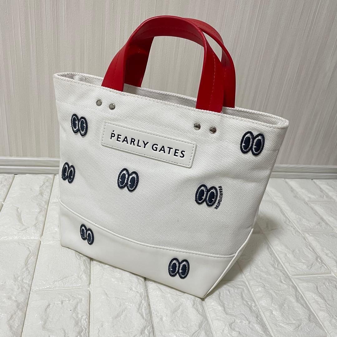 【希少】 PEARLY GATES 目玉柄 カートバッグ ミニトート