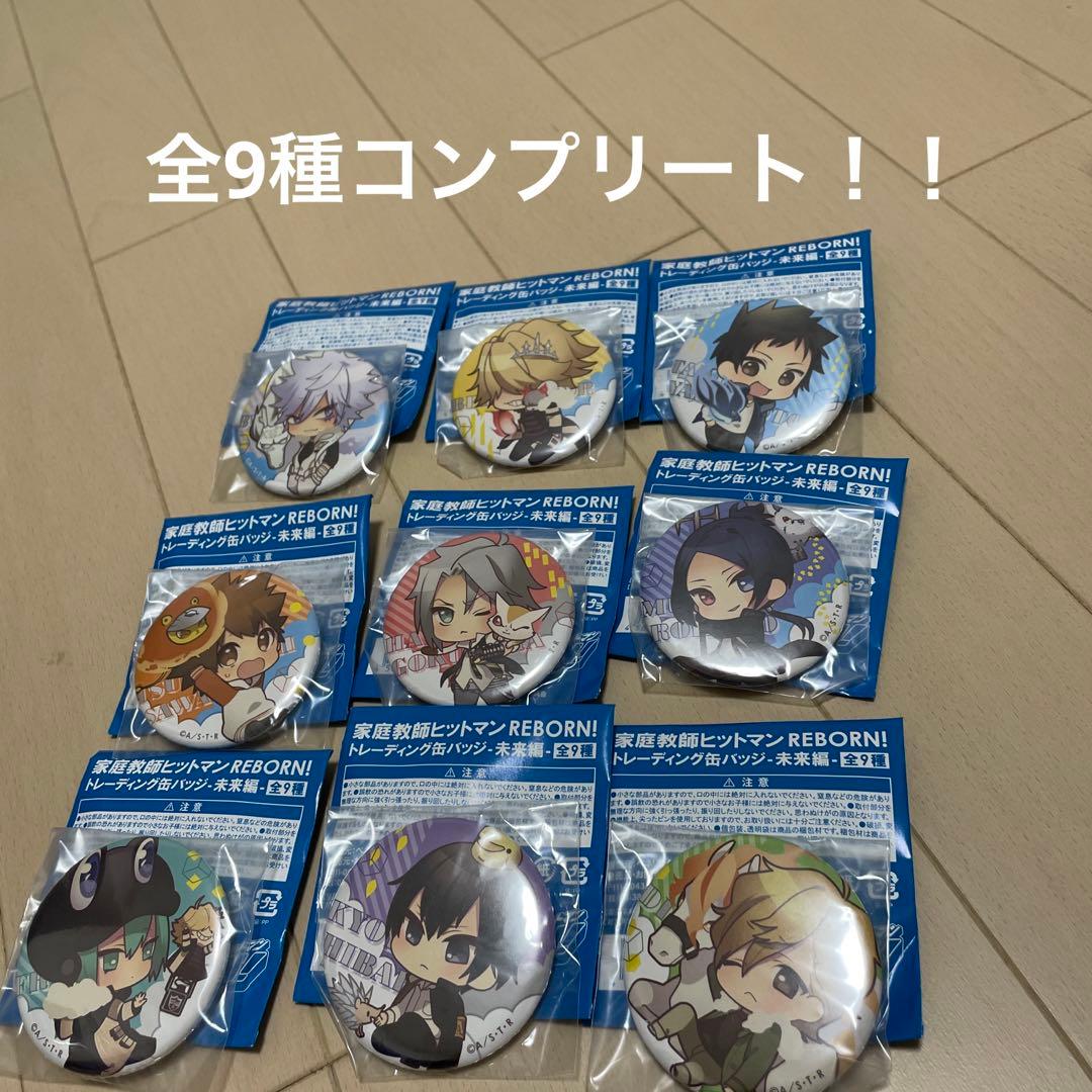 【全9種コンプ】家庭教師ヒットマンREBORN！トレーディング缶バッジ　未来編