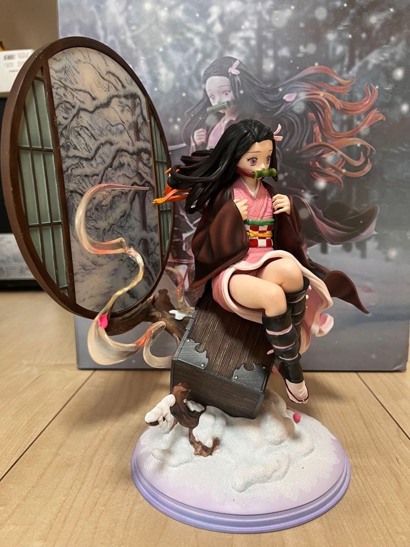 鬼滅の刃 竈門禰豆子 フィギュア ガレージキット UP ART［ジャンク品］