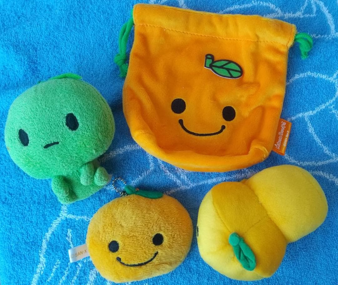 みかんぼうや　靴下にゃんこ　こげぱん　たれぱんだ　ぬいぐるみ　マスコット