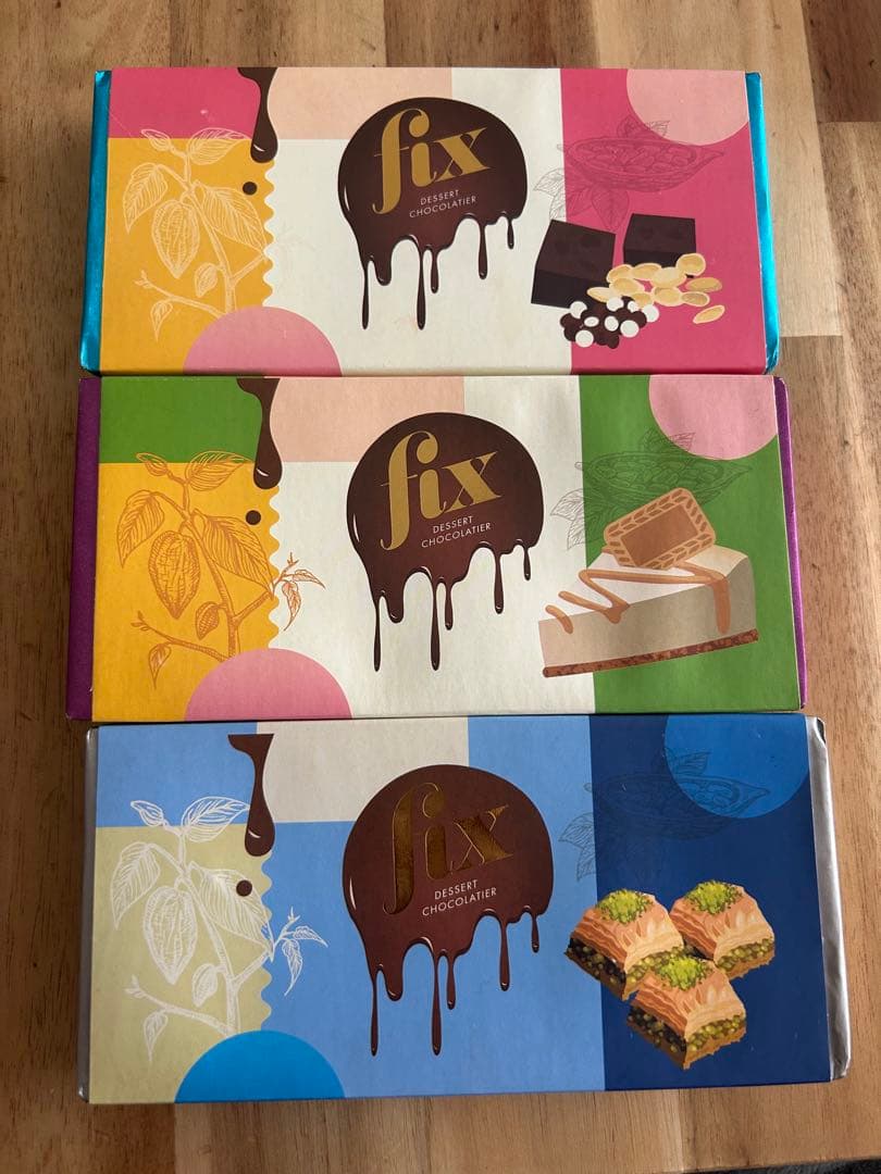 Fix dessert chocolate ドバイチョコレート3枚セット