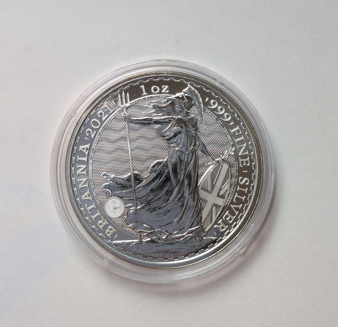 2021年 イギリス・ブリタニア銀貨1オンス