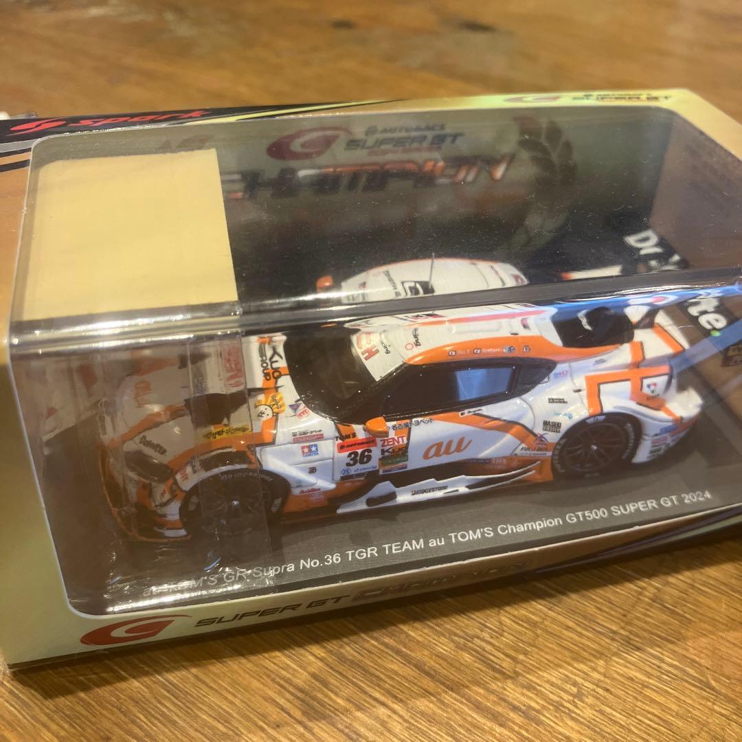 1/43 スパーク auトムススープラ　gt500 チャンピオン　2024