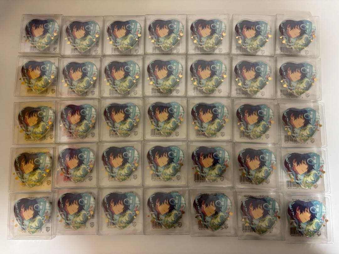 あんスタ 漣ジュン ホワイトデー ハート缶バッジ