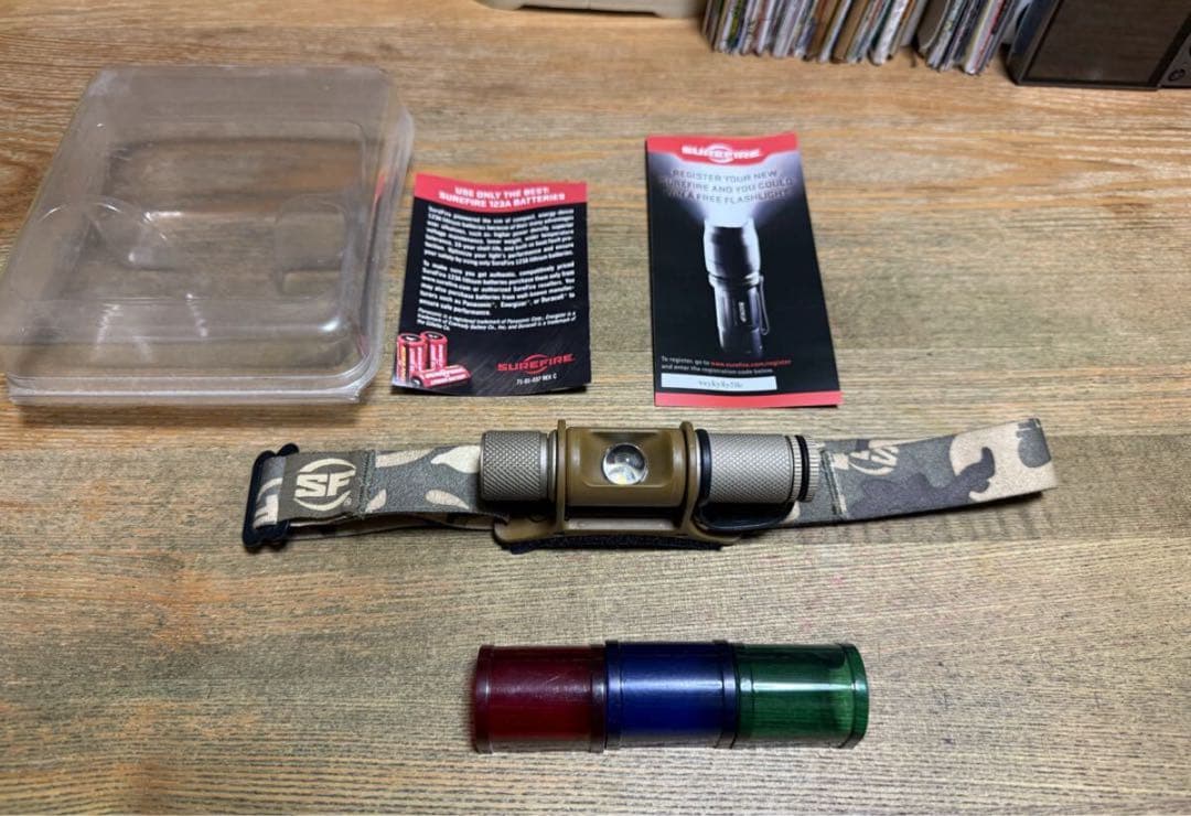 SureFire ヘッドランプ 迷彩（バンド部分）