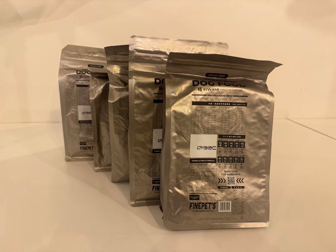 FINPET'S Kiwami ドッグフード 5袋セット 1.5kg