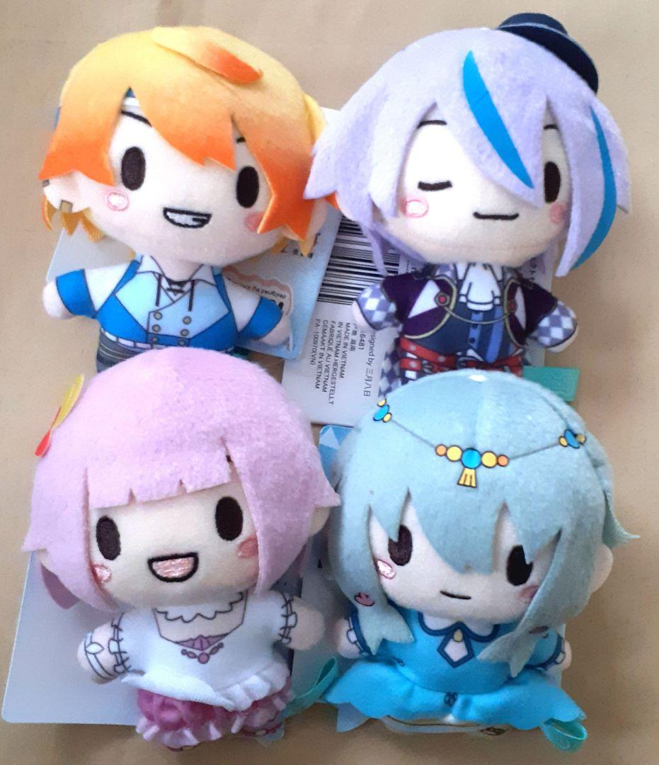 プロセカ　ふわぷち マスコット ワンダショ　4点セット　ぬいぐるみ