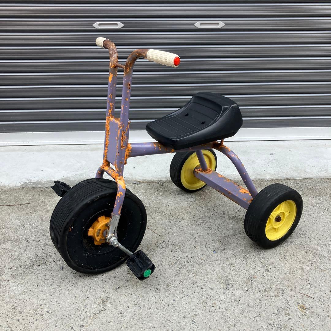 USA雑貨 ヴィンテージ モンスタートライク デカタイヤ 三輪車 キックボード