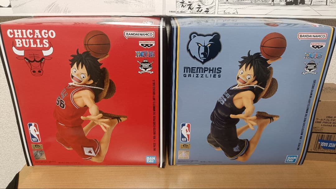 2 x ワンピース ルフィ フィギュア 2種セット