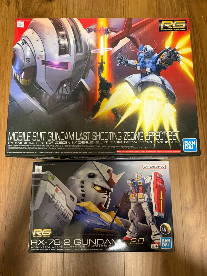 RG ジオング エフェクトセット RG ガンダム Ver.2.0 未開封