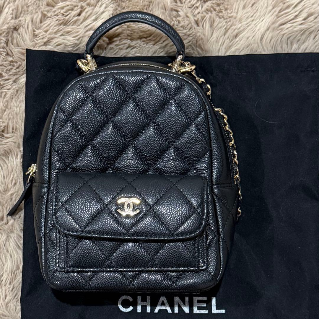 CHANEL MAKEUPバックパック　リュック　キルティング　ノベルティ