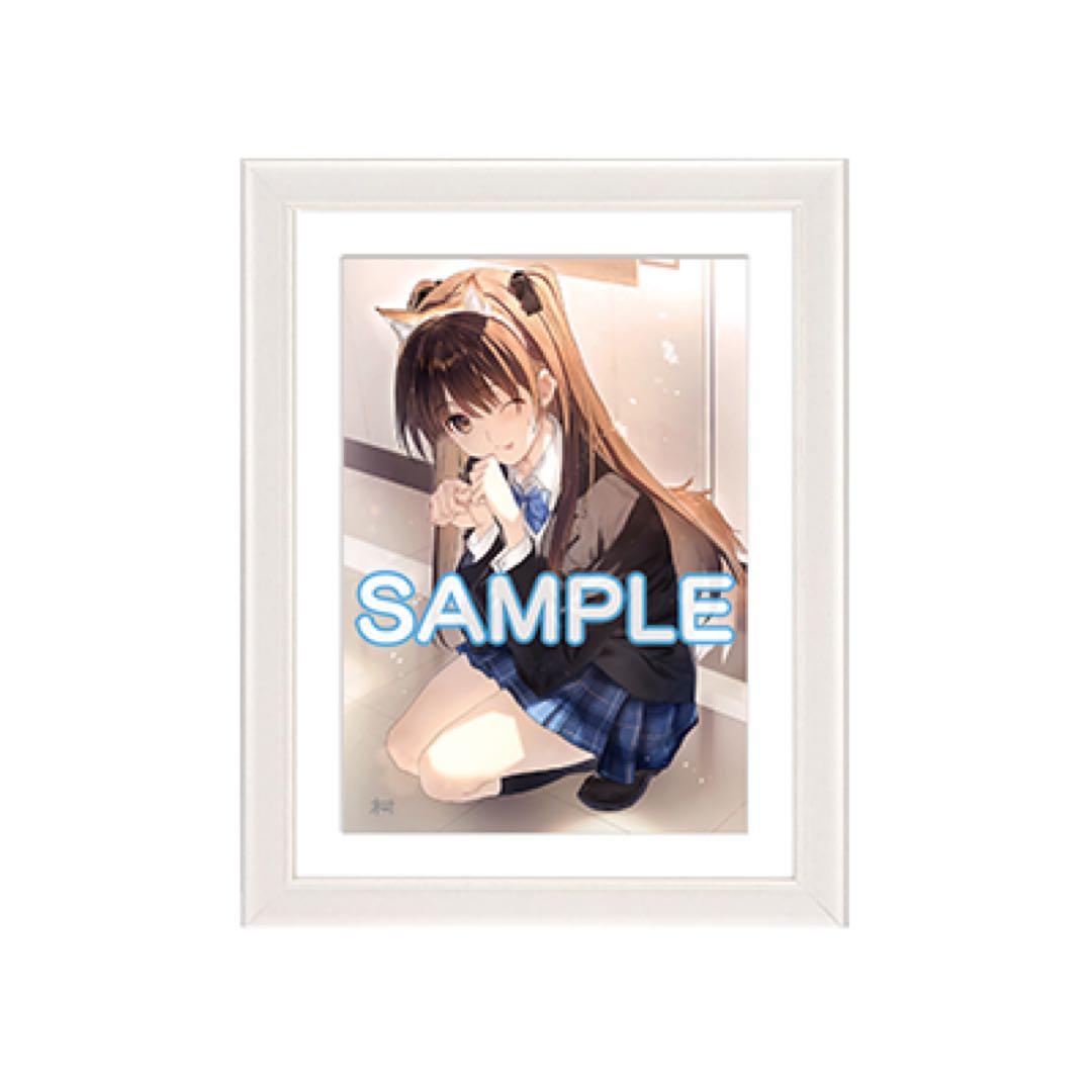 WHITE ALBUM2 なかむらたけし箔押しサイン入り描き下ろし複製原画