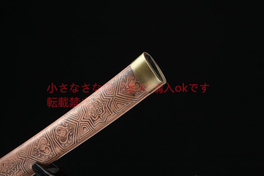 武具　刀装具　日本刀　模造刀　 肋差 短刀 居合刀 紫銅 こけし神