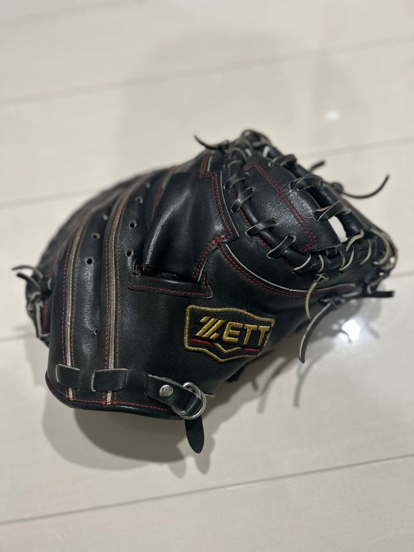 ZETT プロステイタス　硬式グローブ ブラック キャッチャーミット