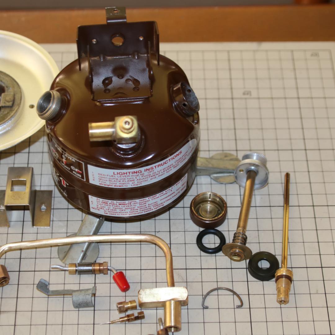 超美品　希少　ヴィンテージ　コールマン 400 茶ピーク１　No.37