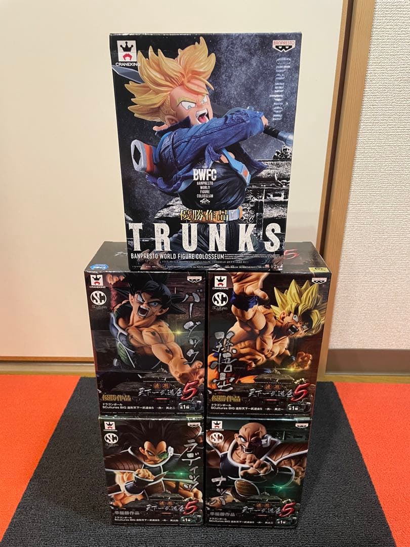 ドラゴンボール　BWFC トランクス　造形天下一武道会５フィギュア５体セット
