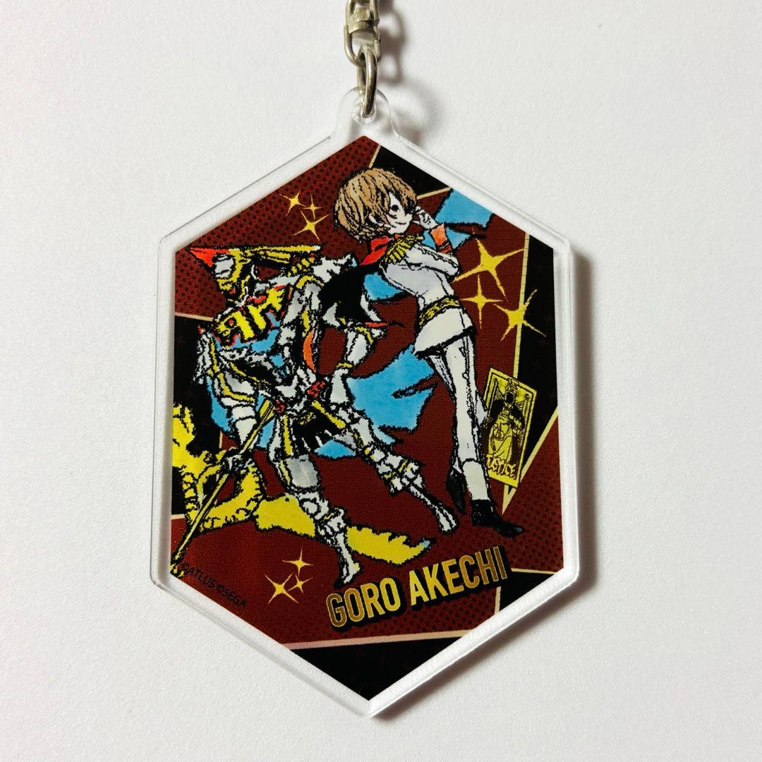 ペルソナ5 ザ・ロイヤル グラフアート アクリルキーホルダー 明智吾郎 クロウ