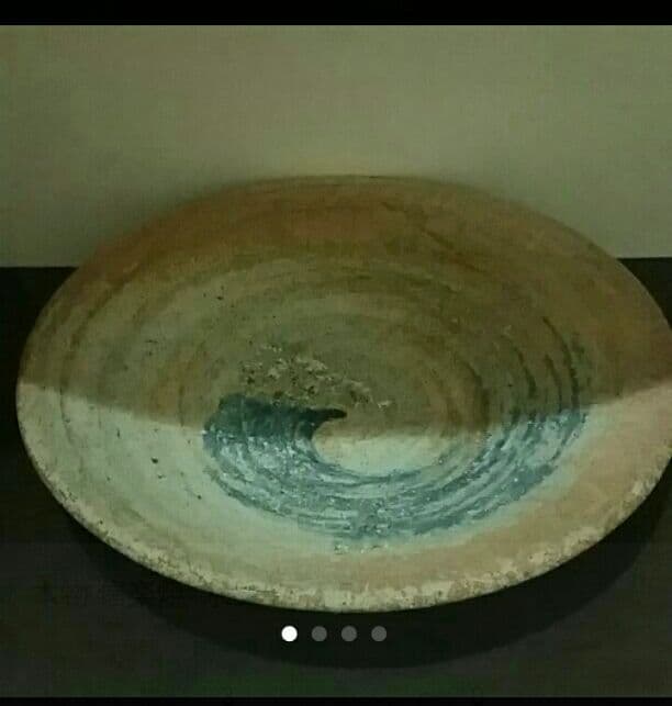 信楽焼 飾り皿