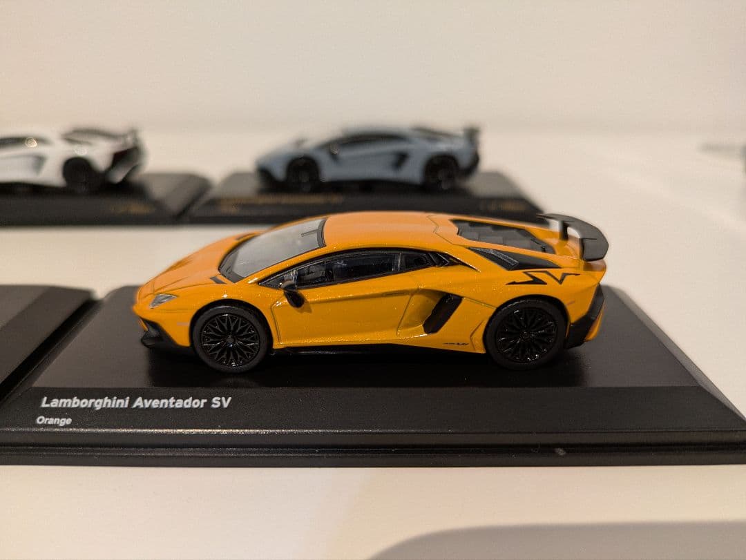 京商 1/64 ランボルギーニ アヴェンタドール SV 4台セット