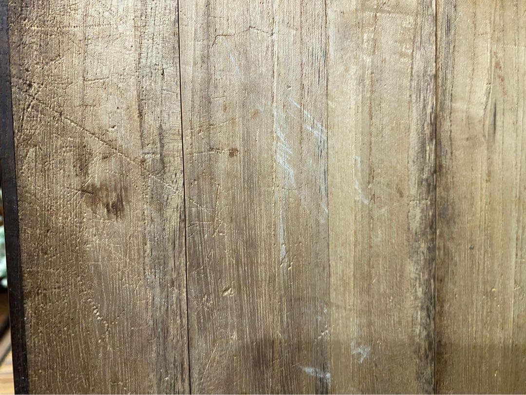 1080＊時代物 銅炉 唐木格子角火鉢 火道具 昭和レトロ 当時物 年代物