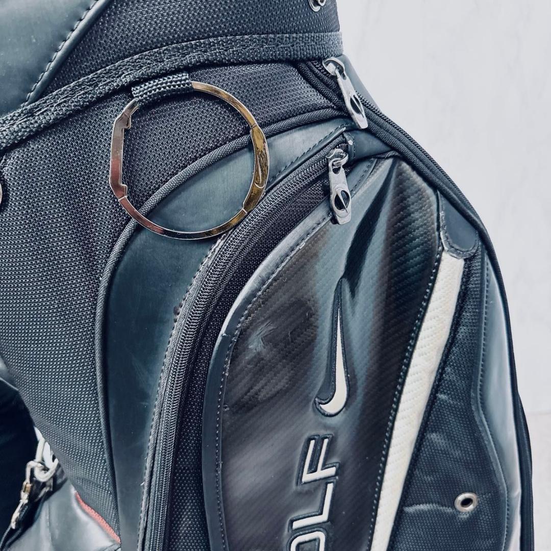 【希少・廃盤】NIKE GOLF ナイキゴルフ キャディバッグ ブラック 6分割