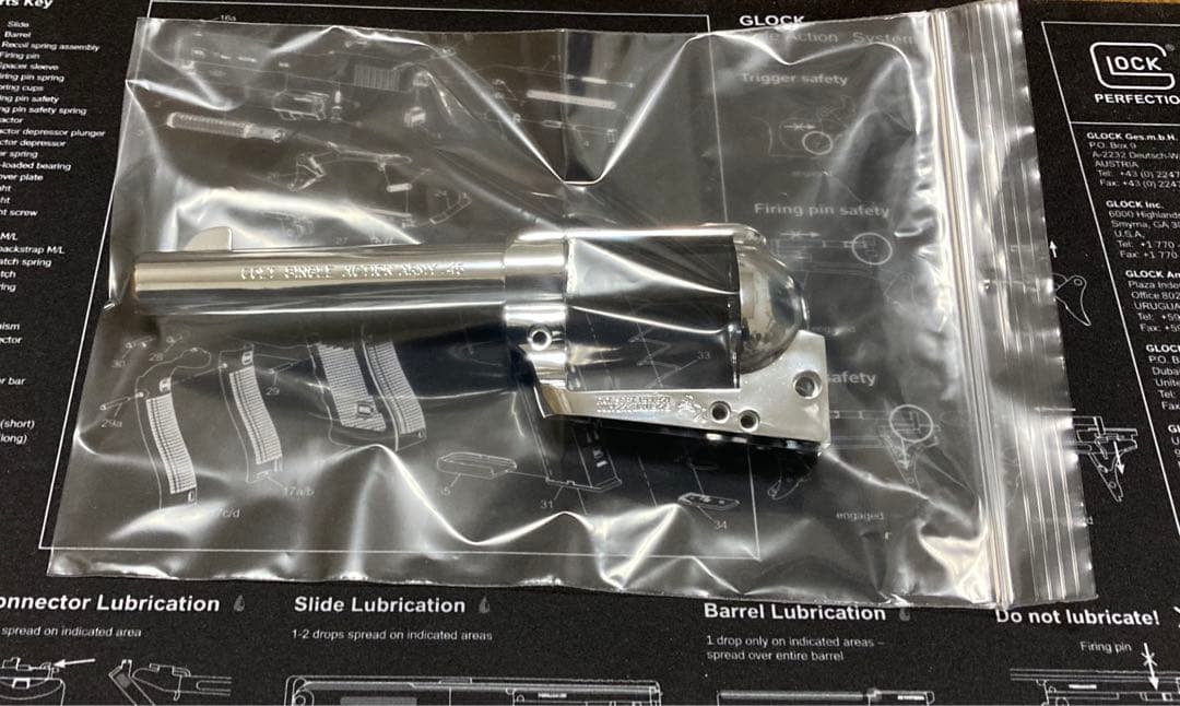 新品 未使用 ハートフォード SAA 用 シルバー シビリアン バレル フレーム