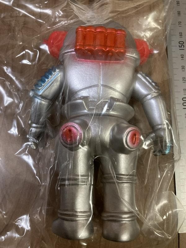 ブルマァク　シルバー塗装　キングジョー　①　ソフビ　ウルトラセブン