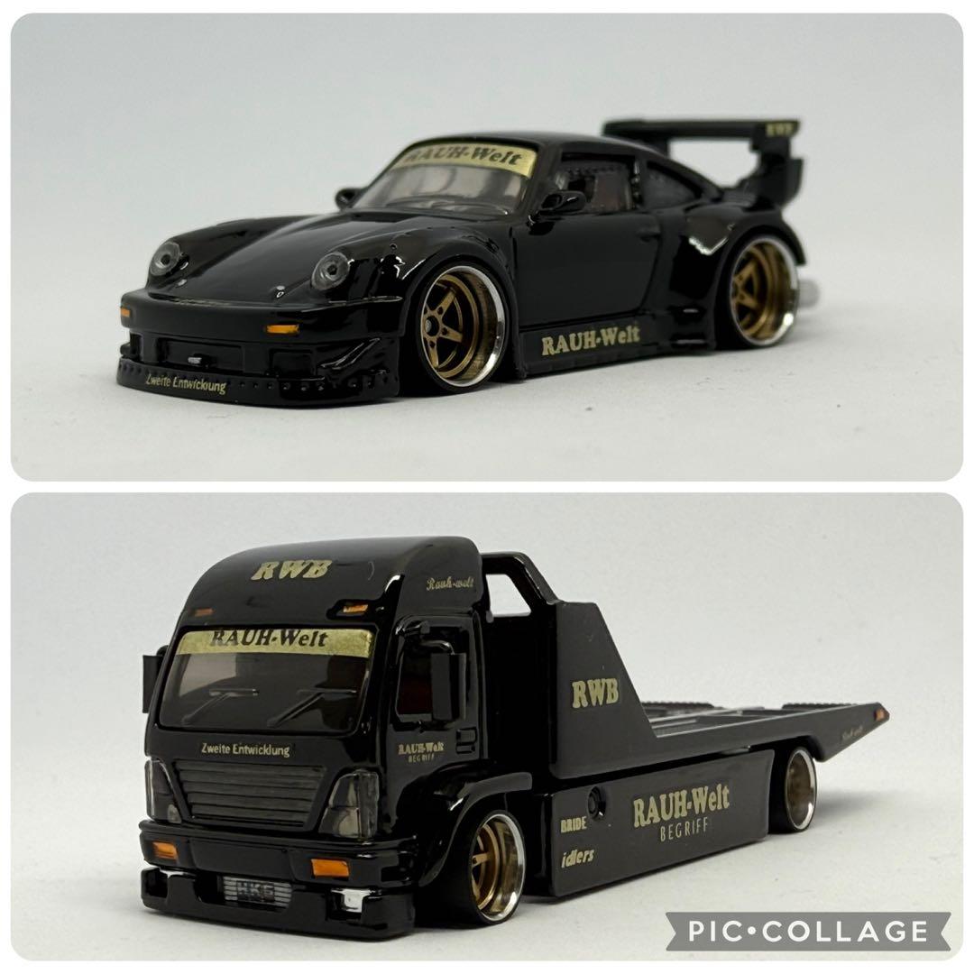 ホットウィール　RWB仕様ポルシェ＆エアロリフト