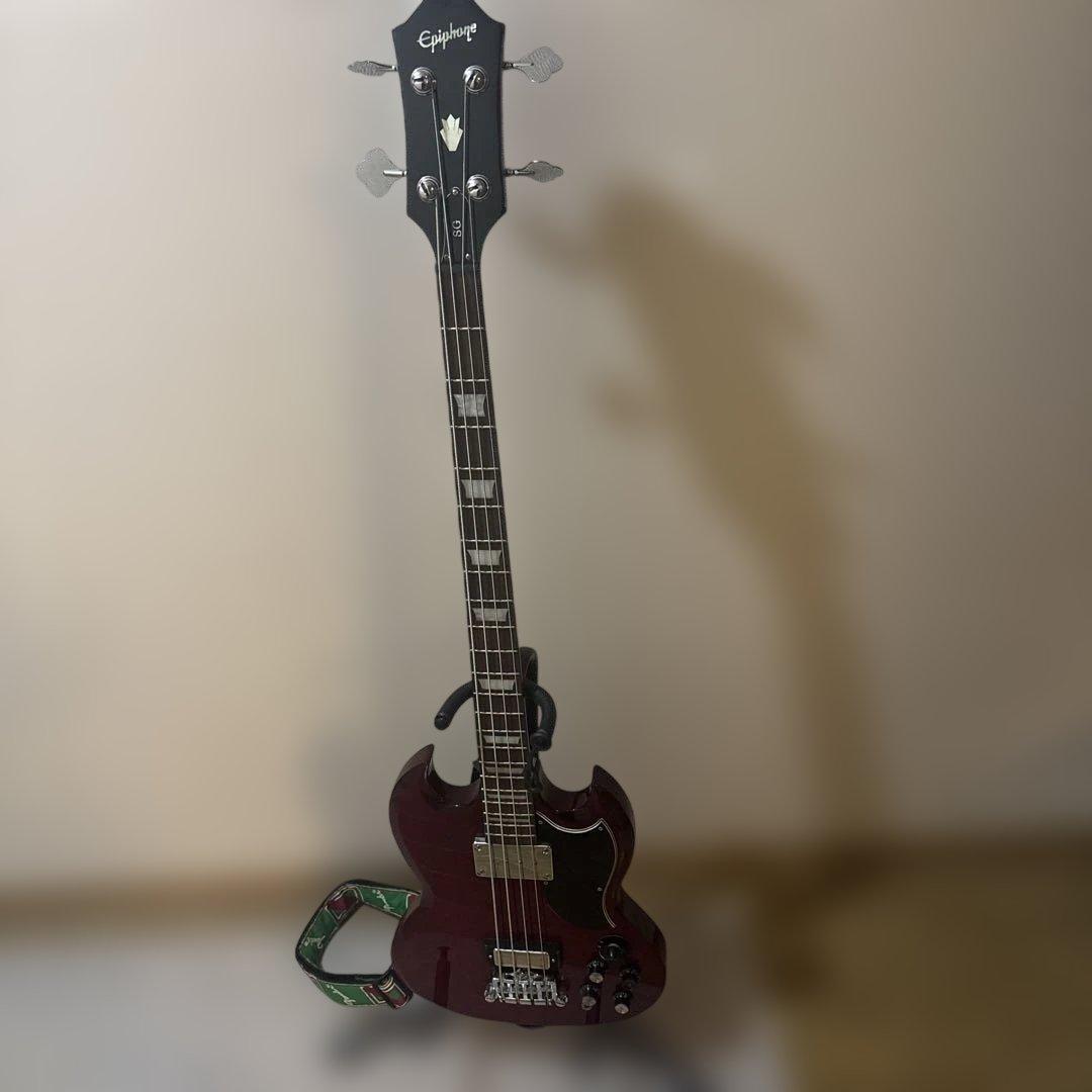 Epiphone SGベース EB-3 赤