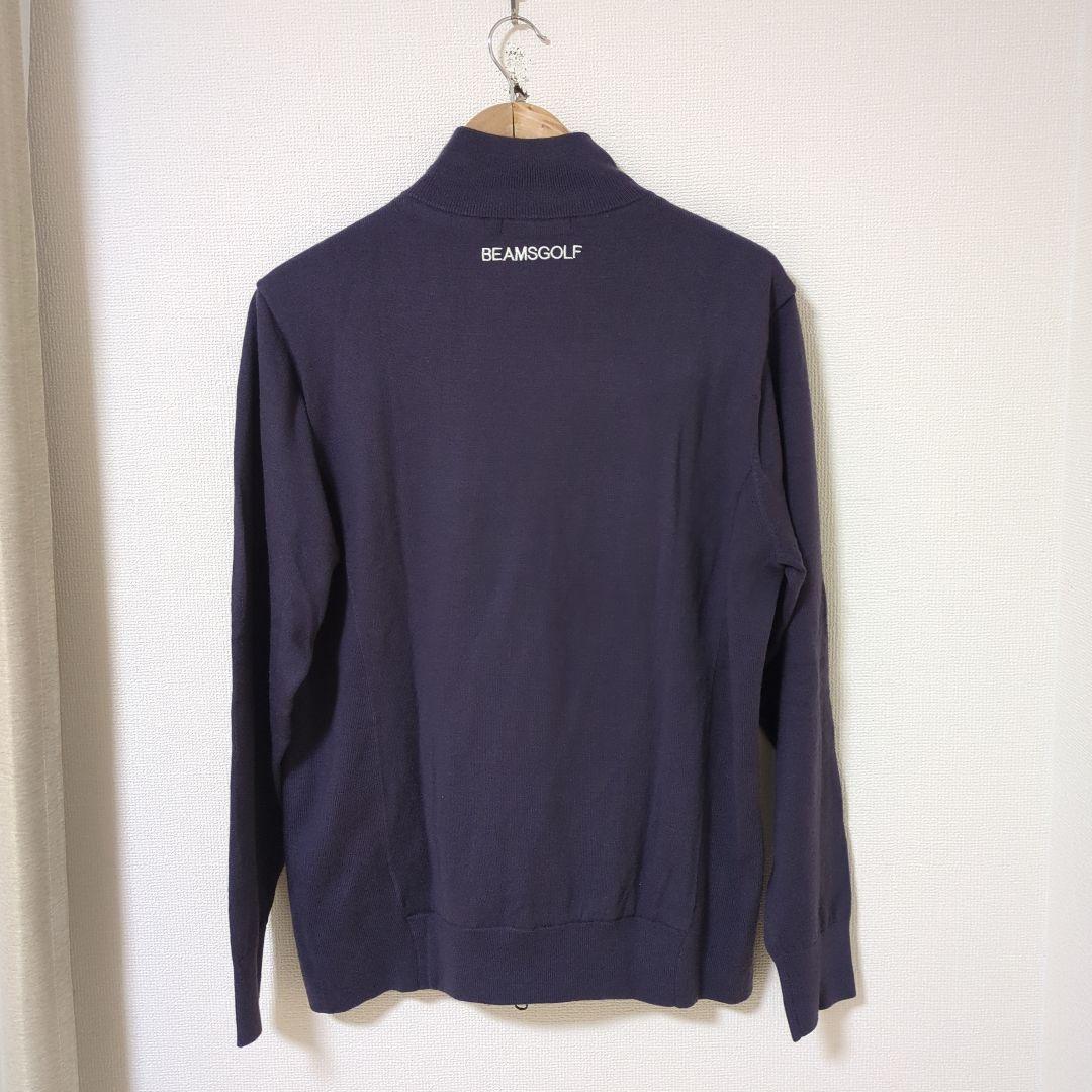 ★美品★BEAMS　GOLF　中綿キルティング フルジップニットブルゾン　XL