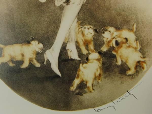 ルイ・イカール、「朝食」、豪華限定版画集画・定価１０万円/額付