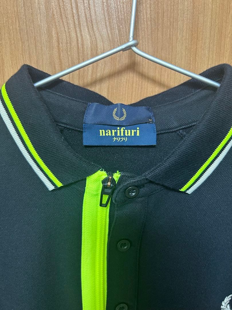 narifuri×FRED PERRY サイクリングポロシャツ
