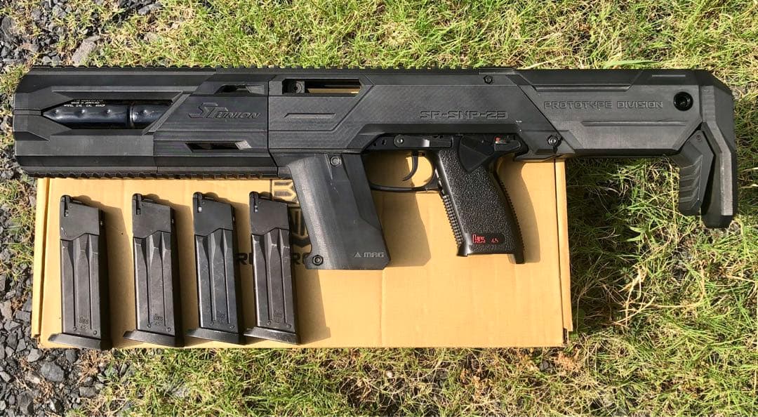 東京マルイ　固定ガスガン　ソーコムmk23 SRU外装コンバージョンキット組込