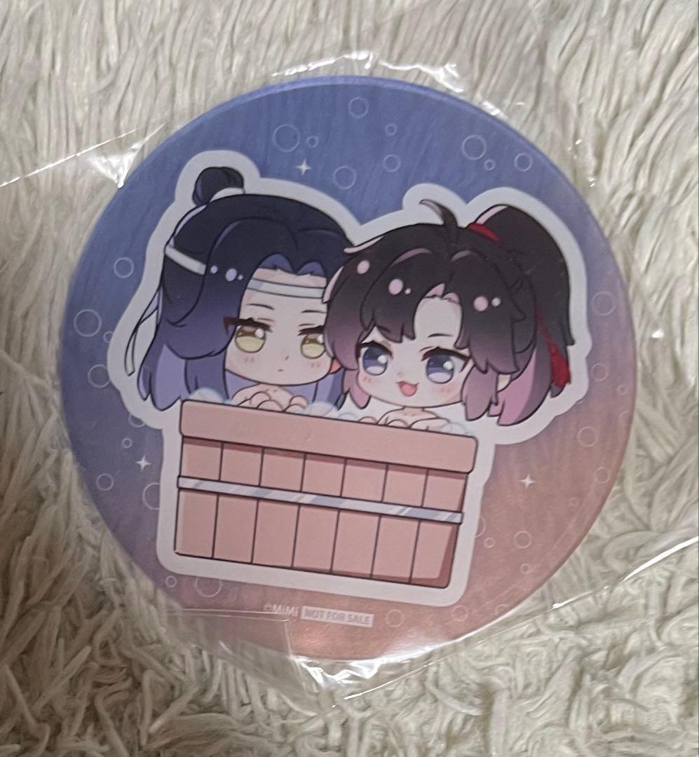 魔道祖師 公式茶屋 THEキャラカフェ 風呂桶 特典 アクリルコースター 忘羨