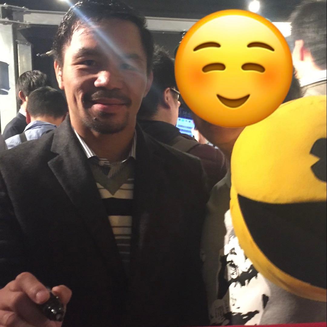 本物 インスク入り パッキャオ　直筆サイン入り　グローブ