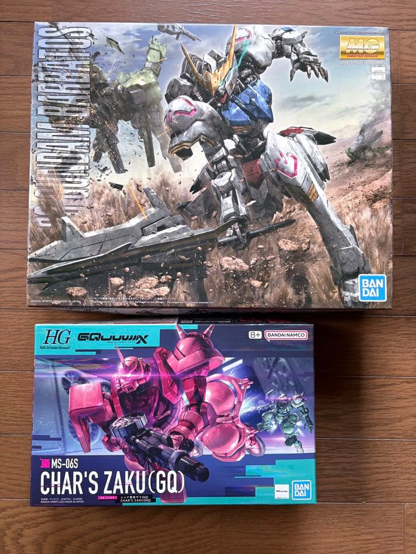 MG ガンダムバルバトス HG(GQ)シャアザクセット未開封