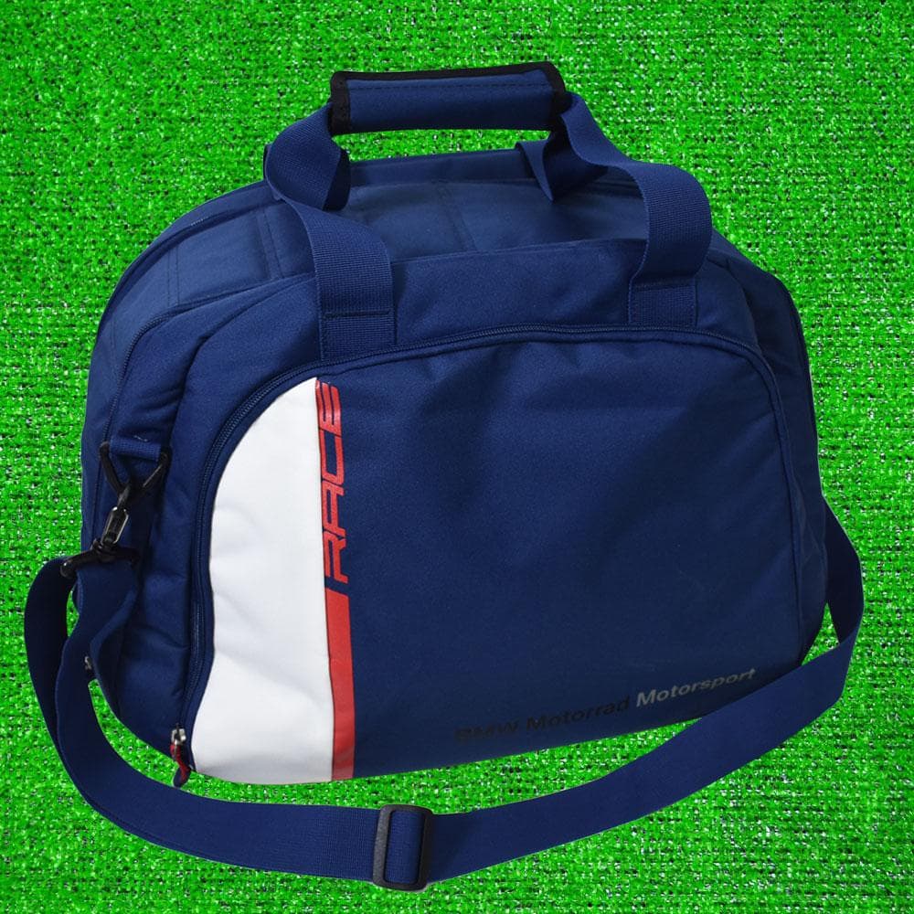 /モータースポーツ ボストンバッグ【ネイビー】新品！