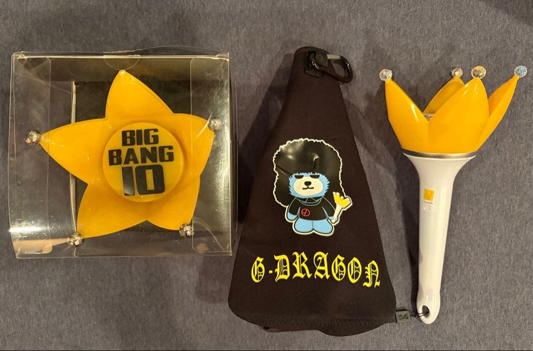 BIGBANG ペンライト 10周年限定ペンライトヘッド G-DRAGONケース