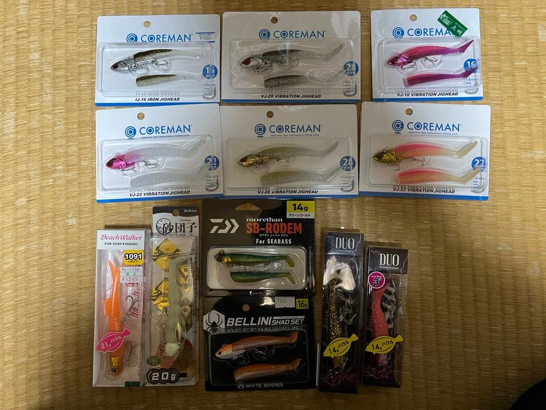 シーバスルアーまとめ売りシーバス人気メーカー多数　メガバス　ダイワ　シマノ等